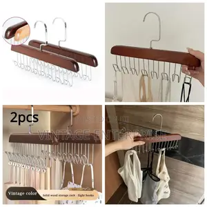 *Wooden Plank 8 Hook Hanger*