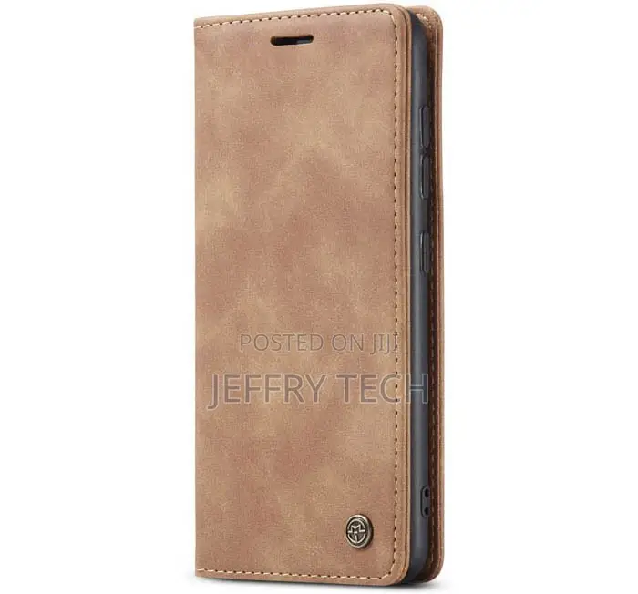 Samsung Galaxy A41 Wallet Stand Magnetic Case Brown