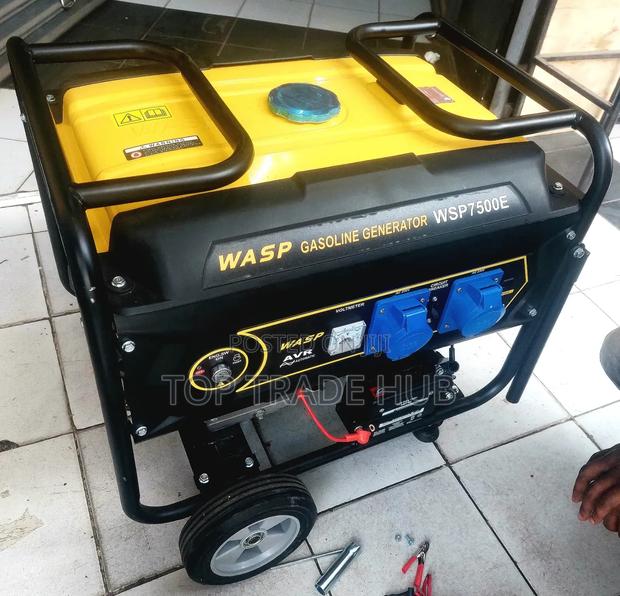 Wasp 7500ES 15HP Petrol Generator 7.5kva