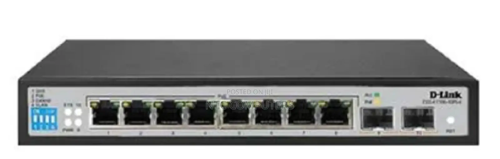 D-Link 8 Port Poe Gigabit Smart Managed Switch + 2 SFP Ports