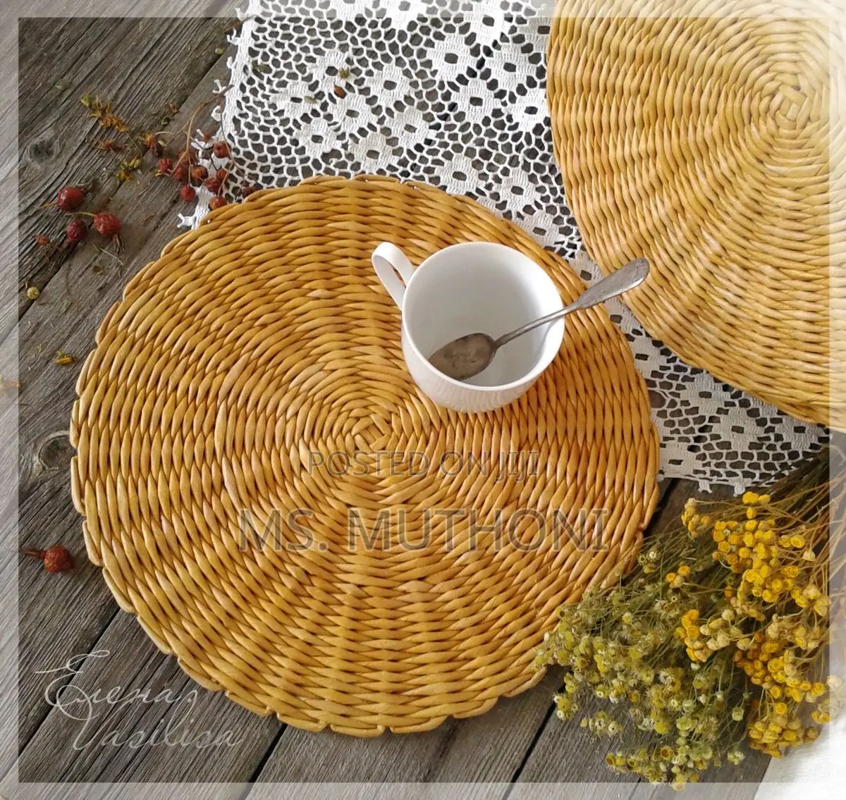 Rattan Unique Mats