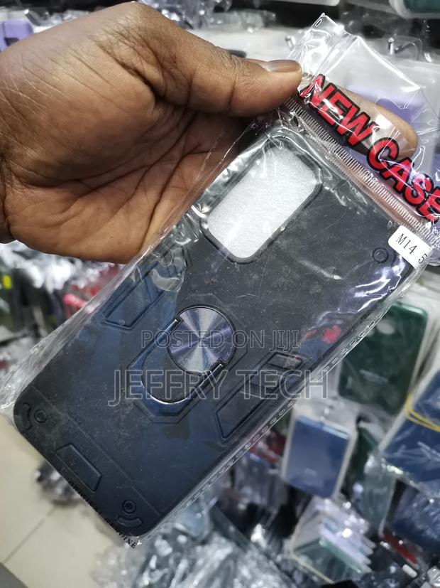 Rugged Samsung M14 (5G) Defender Case | Rotating Ring Holder - thumbnail 3