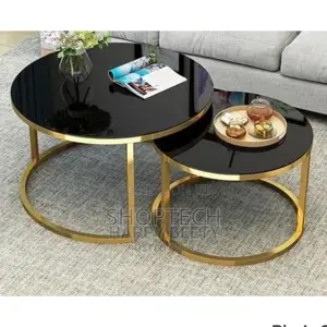Black Nesting Table