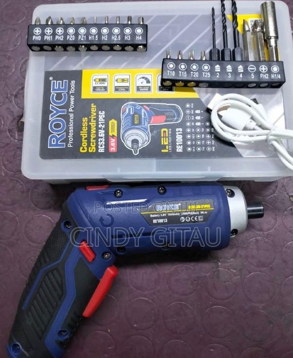 Powerful Royce Cordless Screwdriver 3.6V