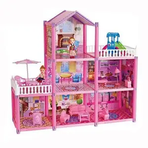 374-Piece Dollhouse – Ultimate Building and Decorating Fun
