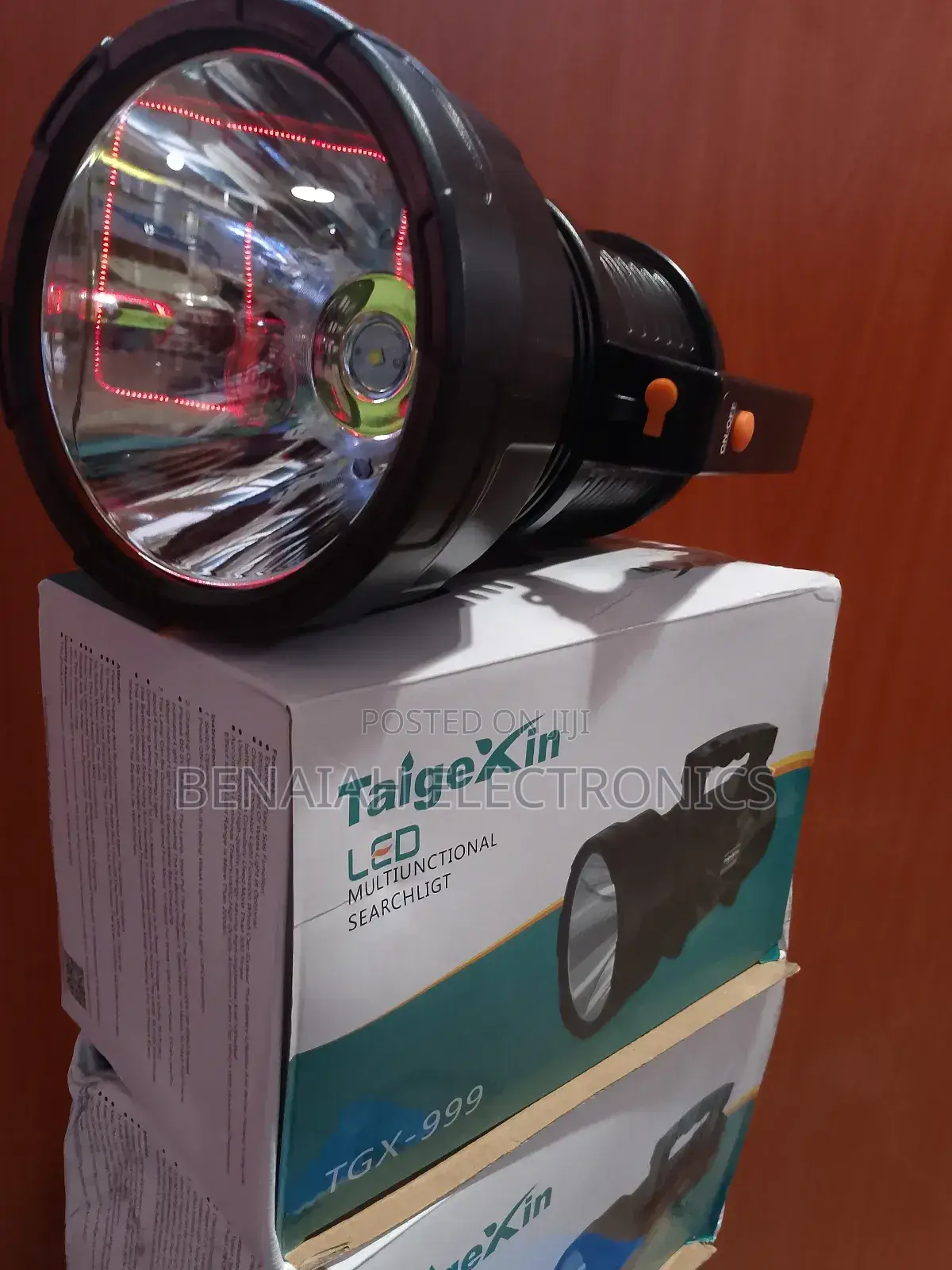 TGX-999 Led Rechargeable Quality Search Light 100watts.Led