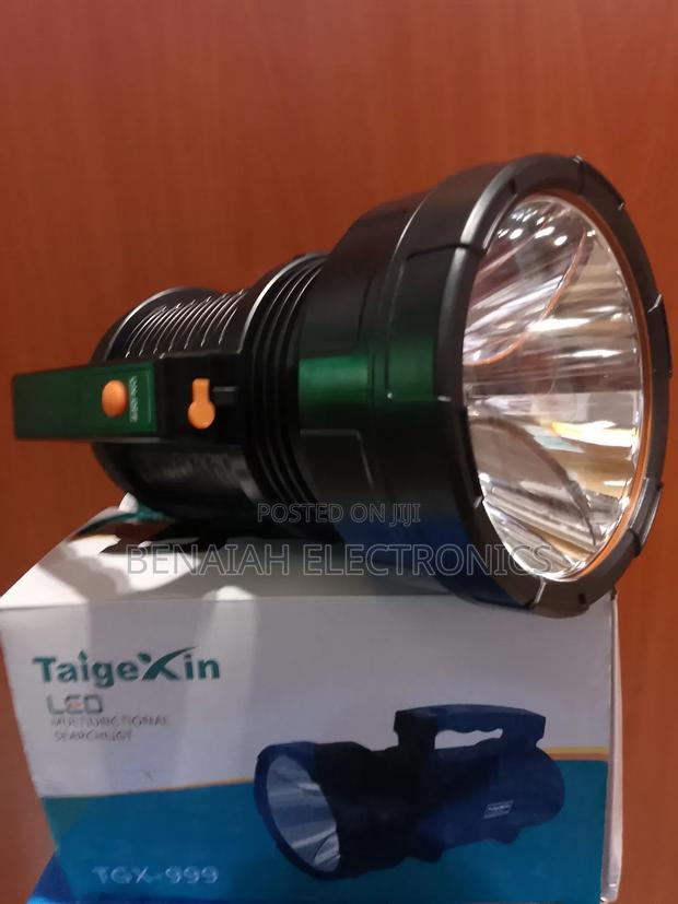 Taigexin 100 Watts Search Light,12000 Mah,10 Hours Long Life