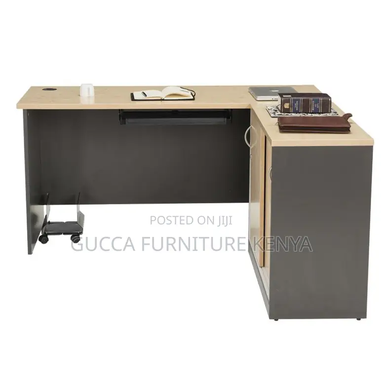 Clerical Desking:1200mm L-Shaped Computer Executive Desk