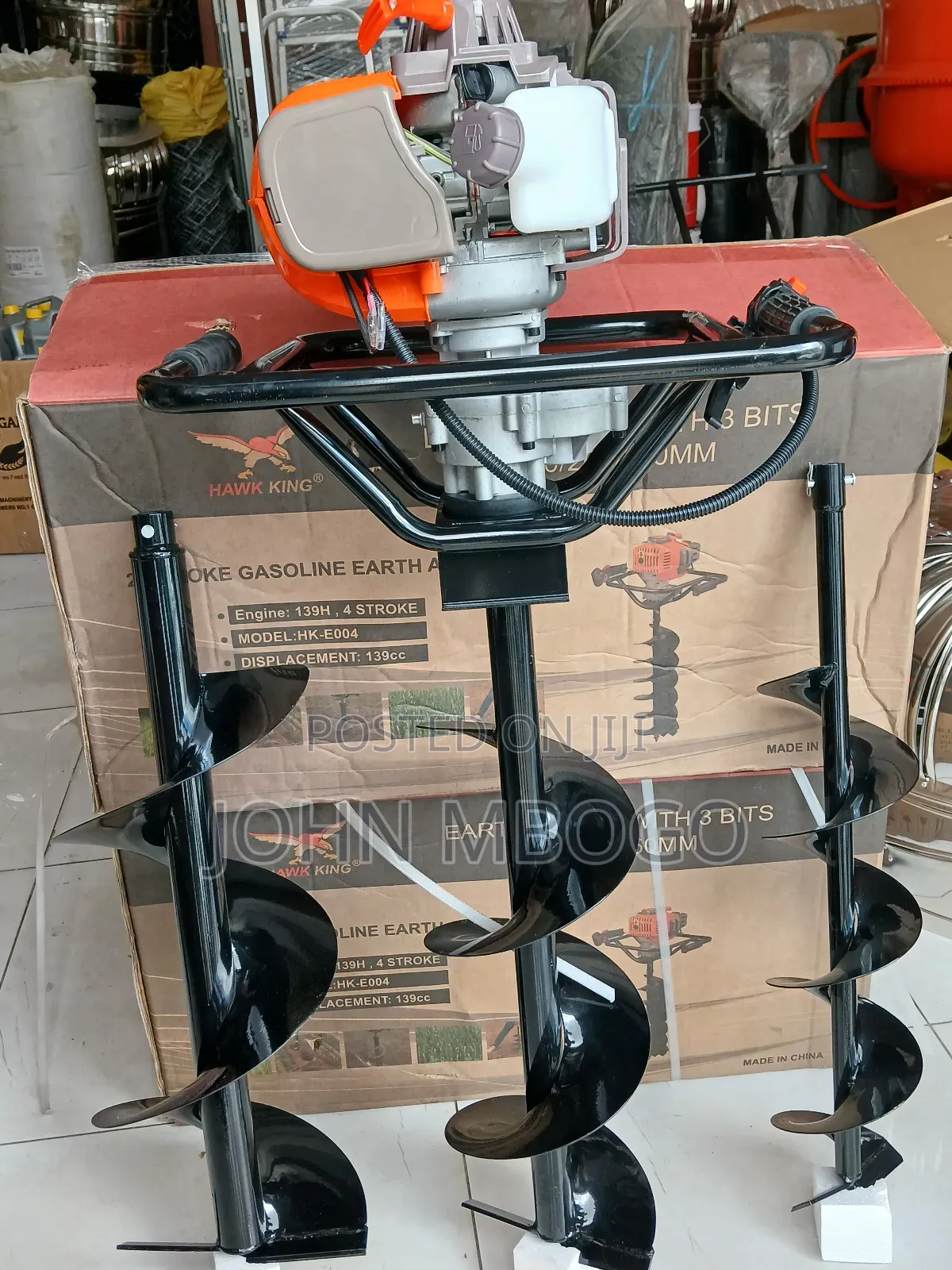 Earth Auger Machine , 3 Bit .