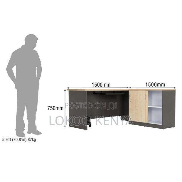 Clerical Desking:1200mm Executive Computer Office Desk - thumbnail 4