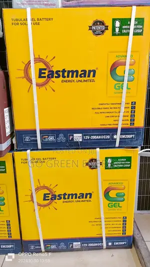 Eastman Tubular 200ah Gel Battery
