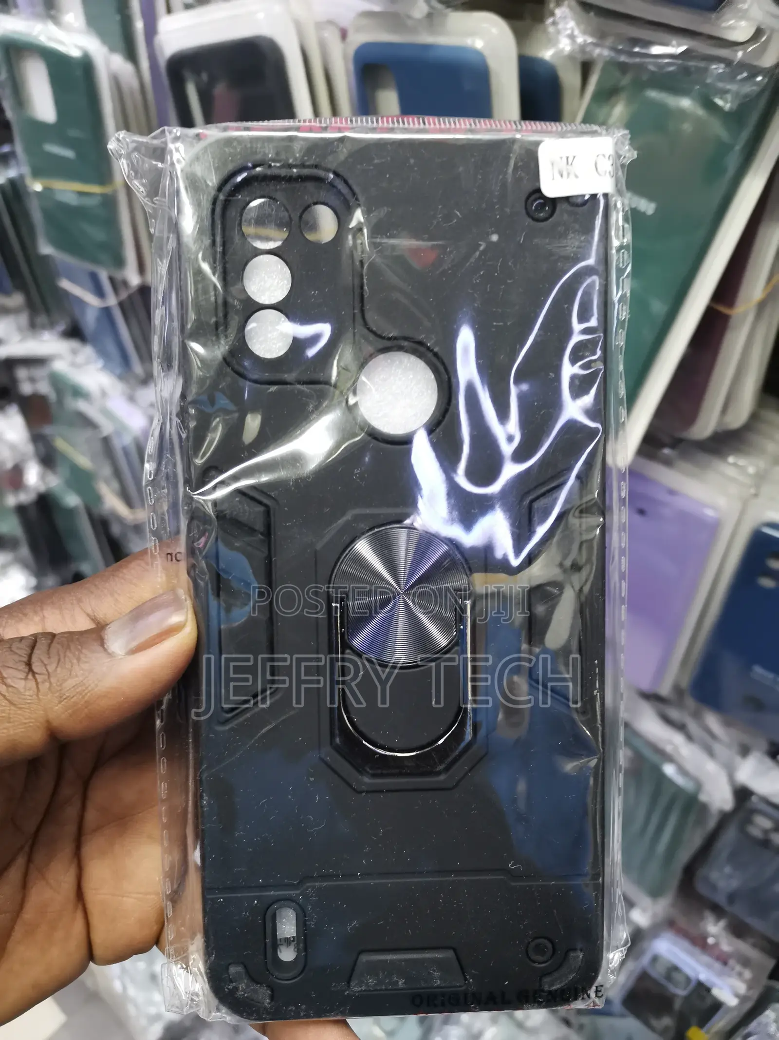 For Nokia C31 Hard Case With a Magnetic Ring Cover