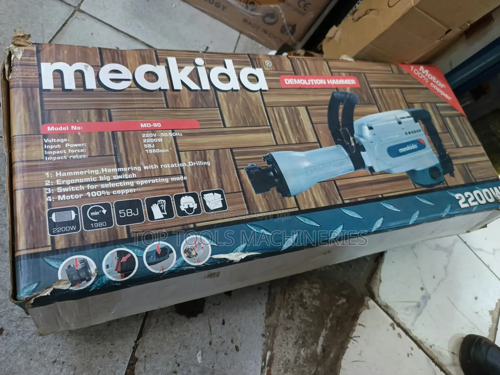 Meakida Demolisher/Breaker 2200watts
