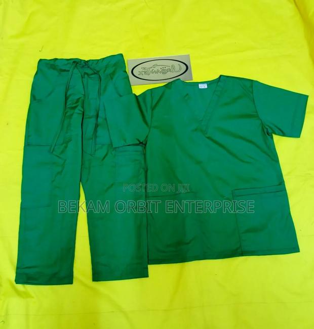 Unisex Green CBC Kids Scrub - main view