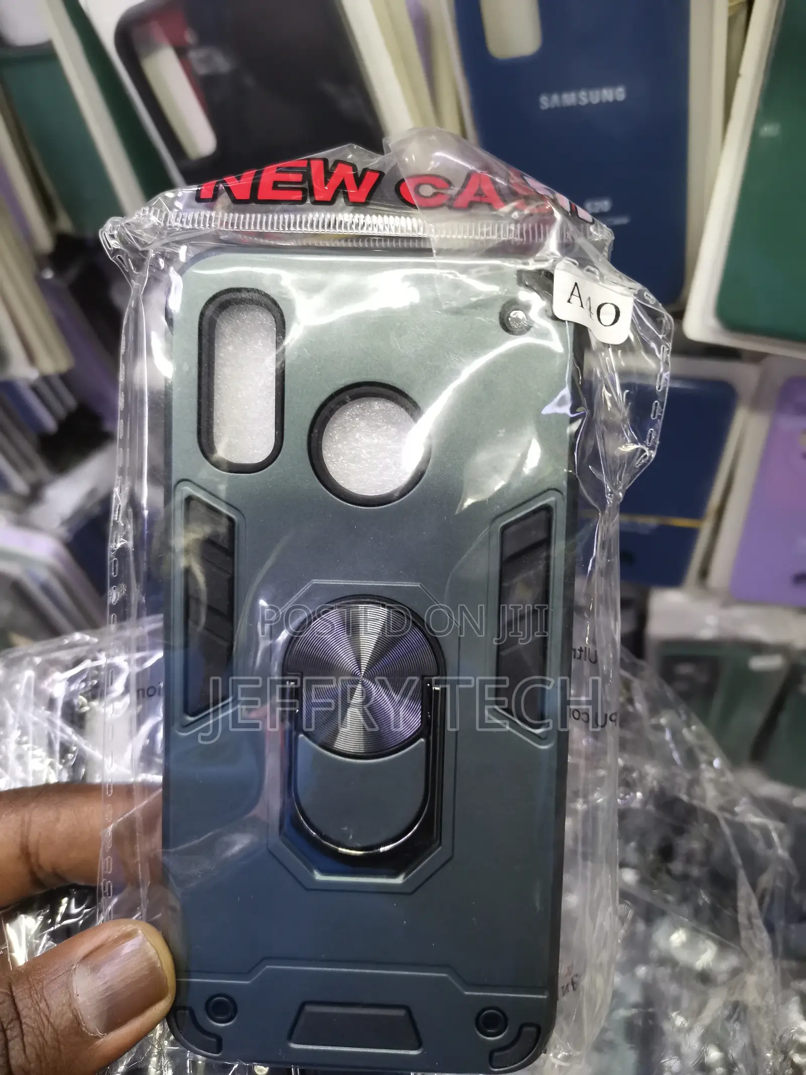 Samsung A40 Case With a Ring-Stand Shockproof Protection