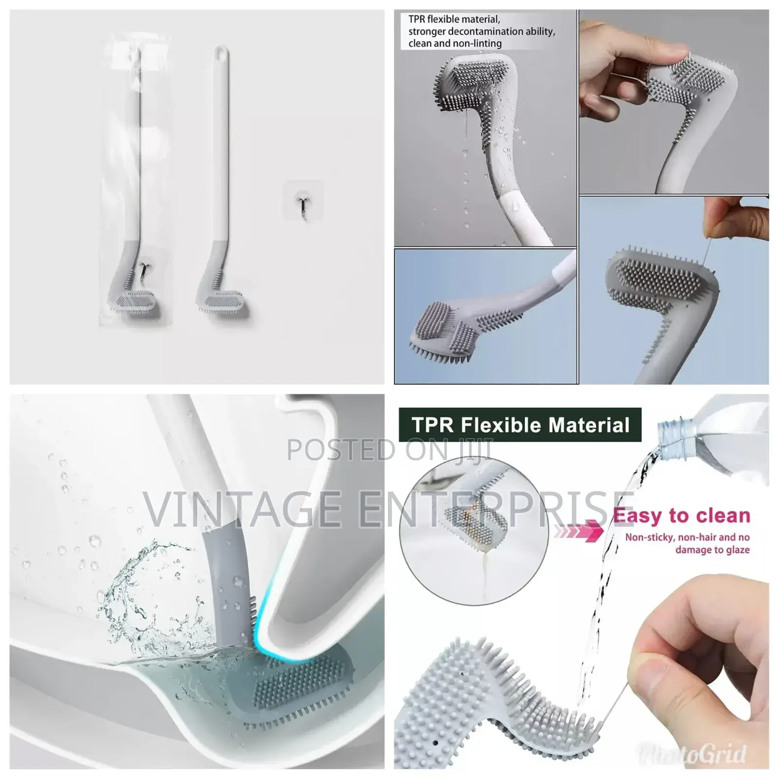 *Silicon Bristle Toilet Brush*