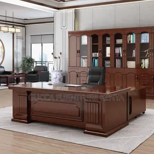 Office Tables:2 Meters Executive Desk With Lockable Drawers