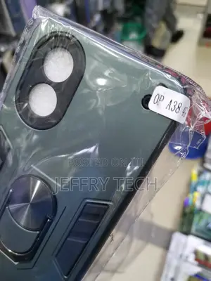 Back Cover for OPPO A38 Ring Holder Kickstand in-Built