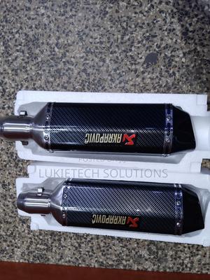 Modified Akrapovic Exhaust Pipe.Dp Killer Exhaust Pipe - main view