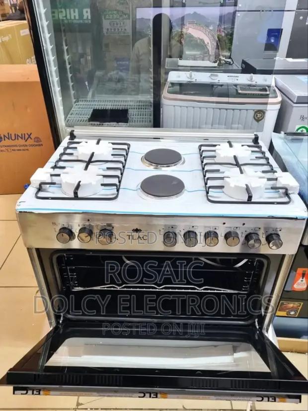 60*90 Tlac 4+2 Standing Cooker With Electric Oven