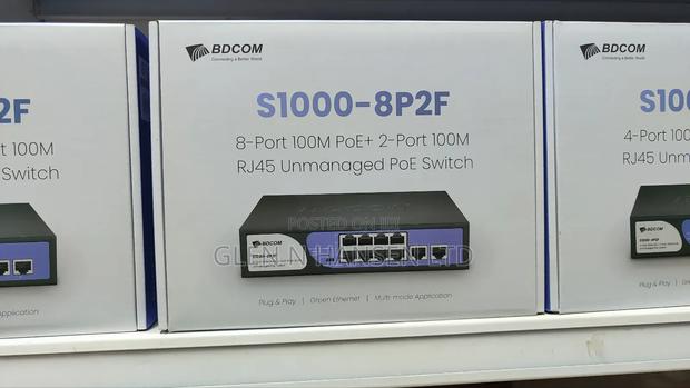 Bdcom 8port and 4 Port Poe Switches