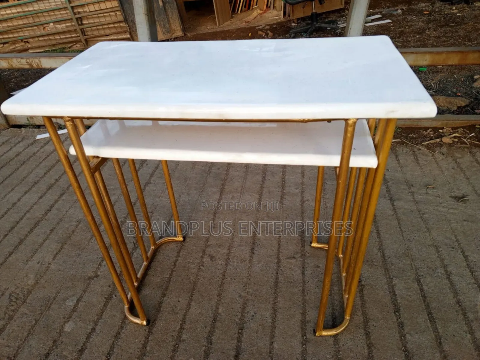 Marble Top Manicure Table