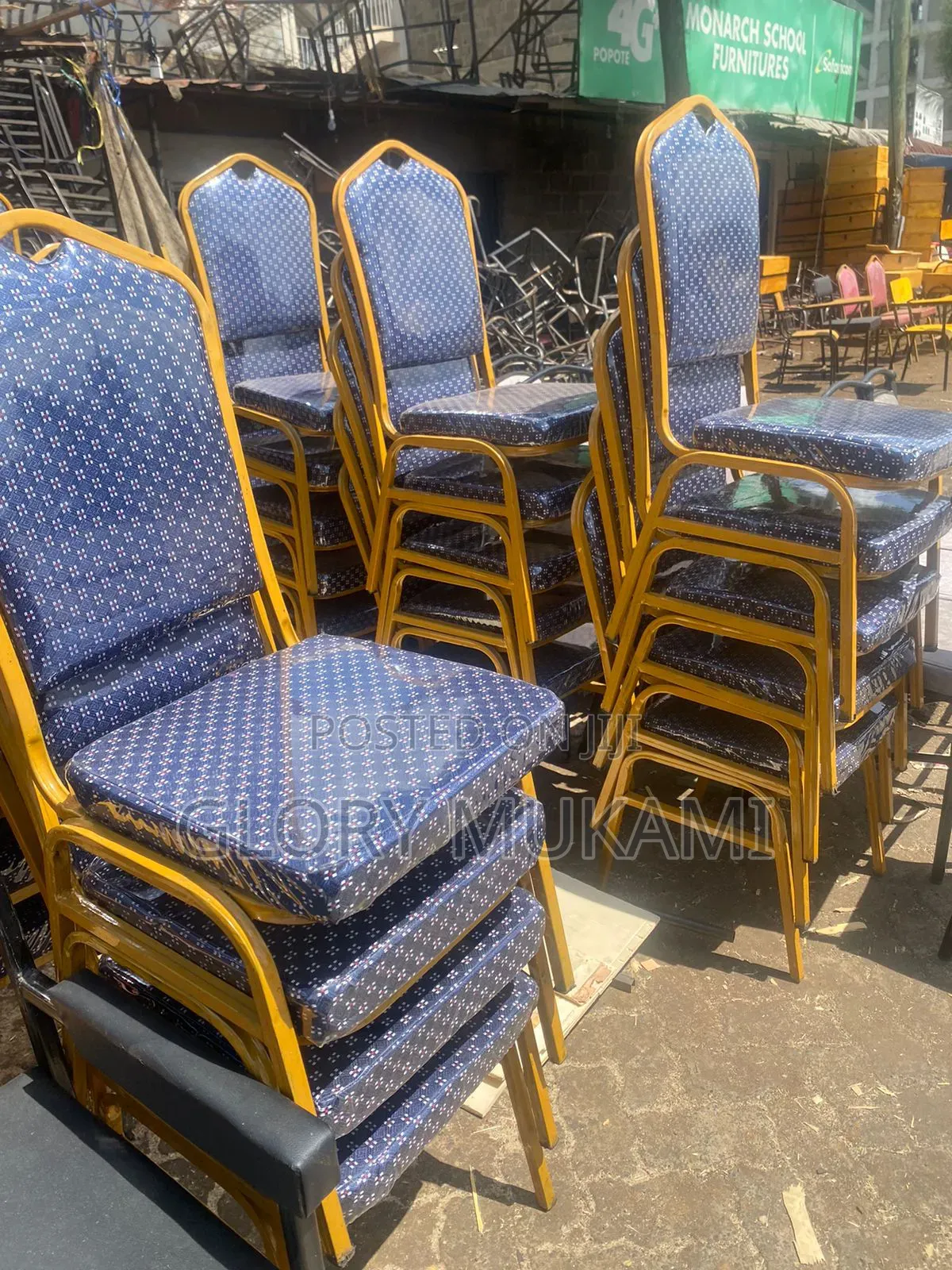 Blue Conference Chairs