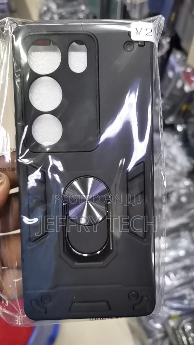 Vivo V29 Premium Military Grade Hard Back Ring Case - main view