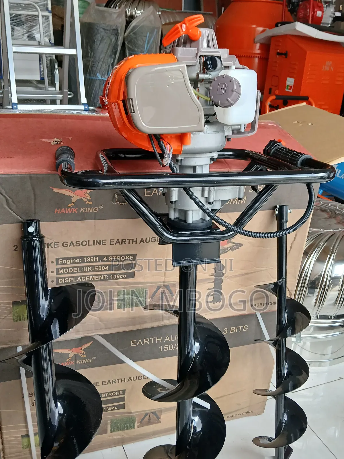 Earth Auger Machine.4 Stroke