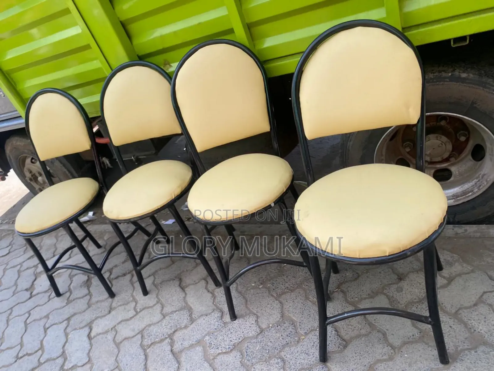 Cream Restaurants and Bar Chairs