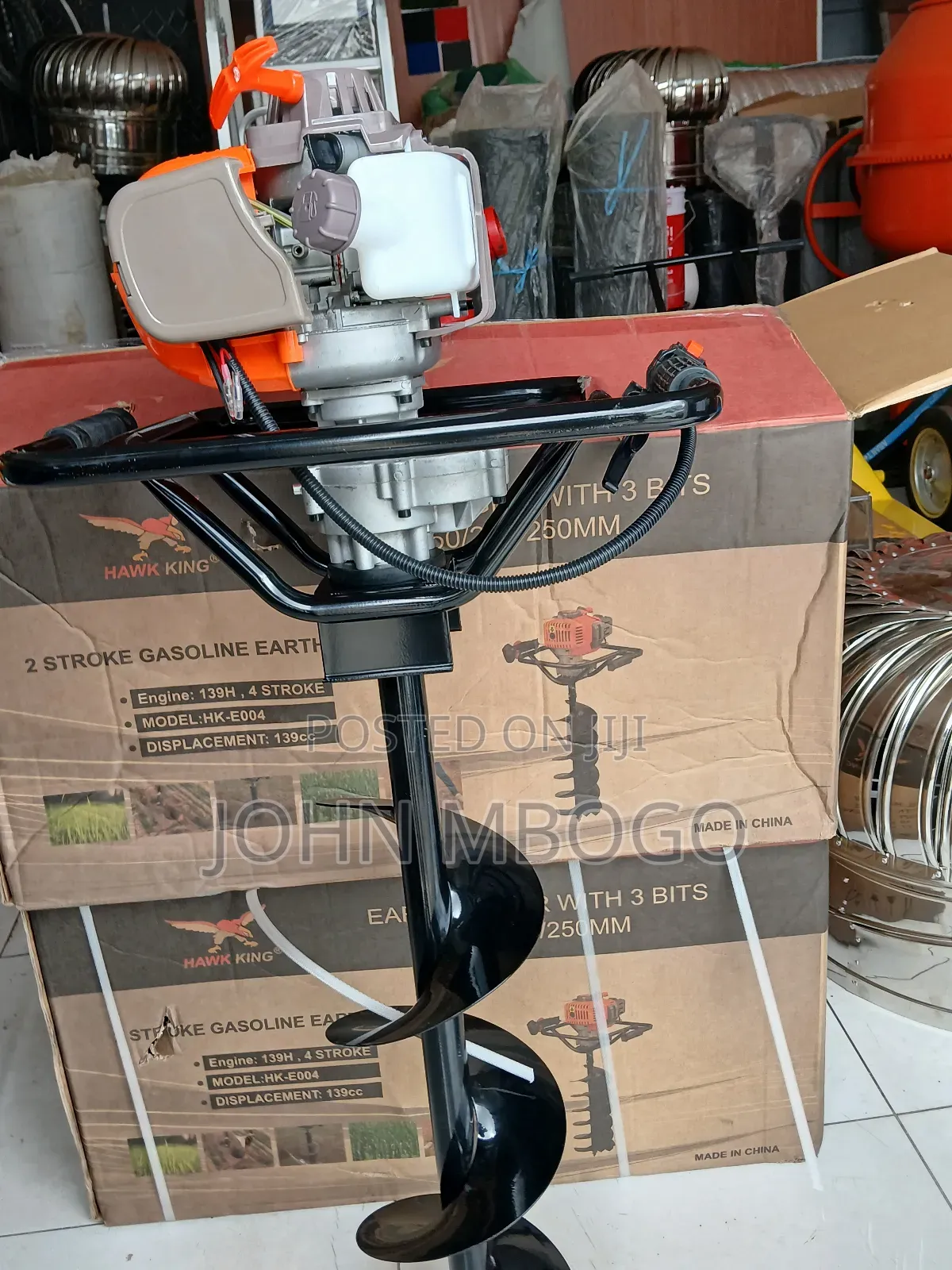 4 Stroke Earth Auger Machine