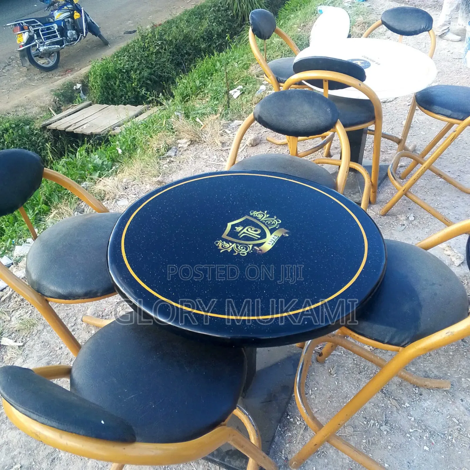 Black Marble Restaurants and Bar Table