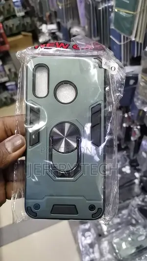 Ring-Stand Car Holder Slim Fit Cover for Galaxy A40