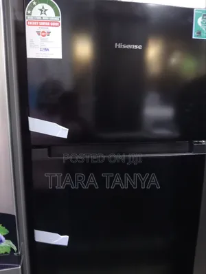 Hisense Ref203dr Double Door Fridge 203l No Frost – Black