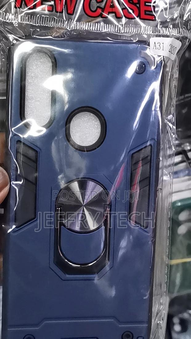 Case for Samsung Galaxy A31 Rotating Ring Holder Kickstand