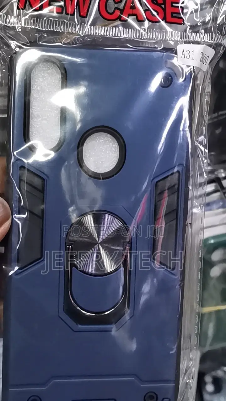 Case for Samsung Galaxy A31 Rotating Ring Holder Kickstand