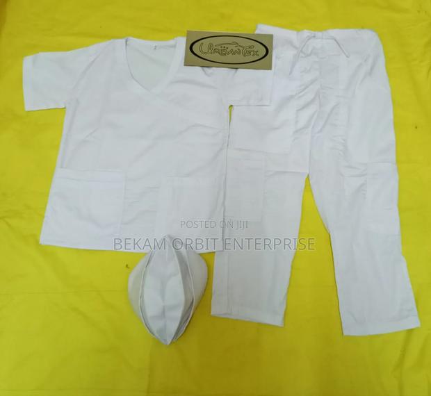 Kids White Doctors Costume - main view
