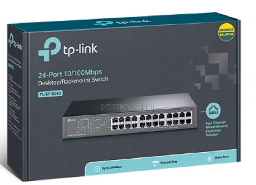 Tp-Link 24-Port 10/100mbps Desktop/Rackmount Switch - TL-SF