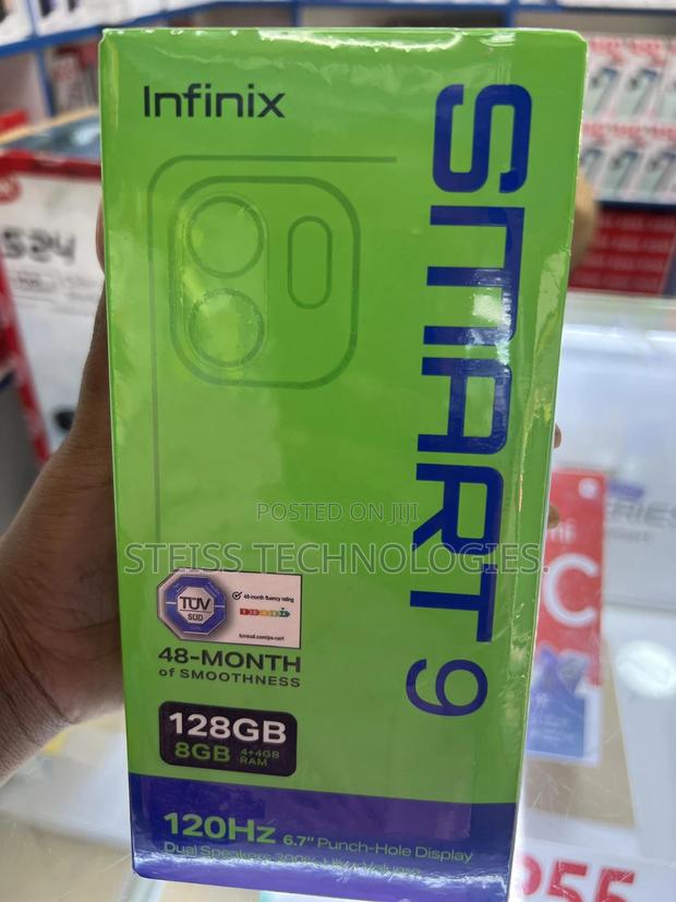 New Infinix Smart 9 128 GB Black - main view