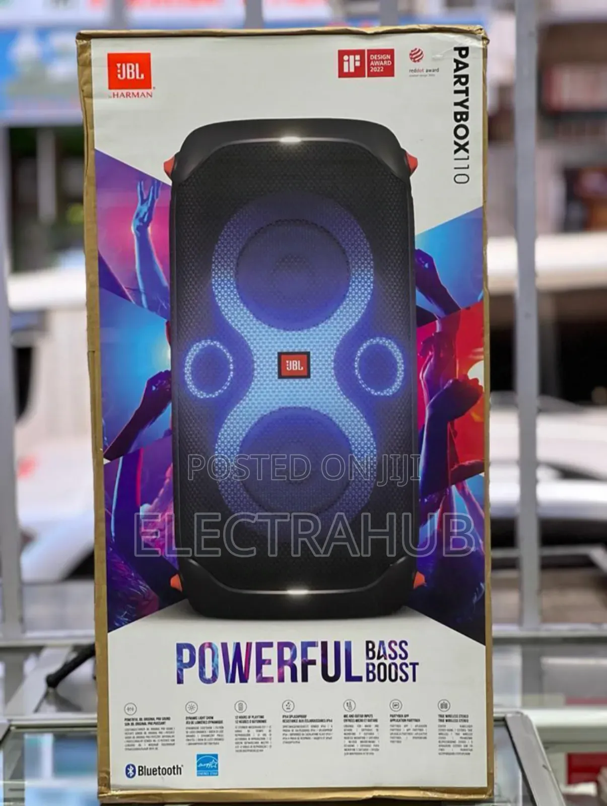 JBL Partybox 110 Portable Speaker New Sealed in a Shop