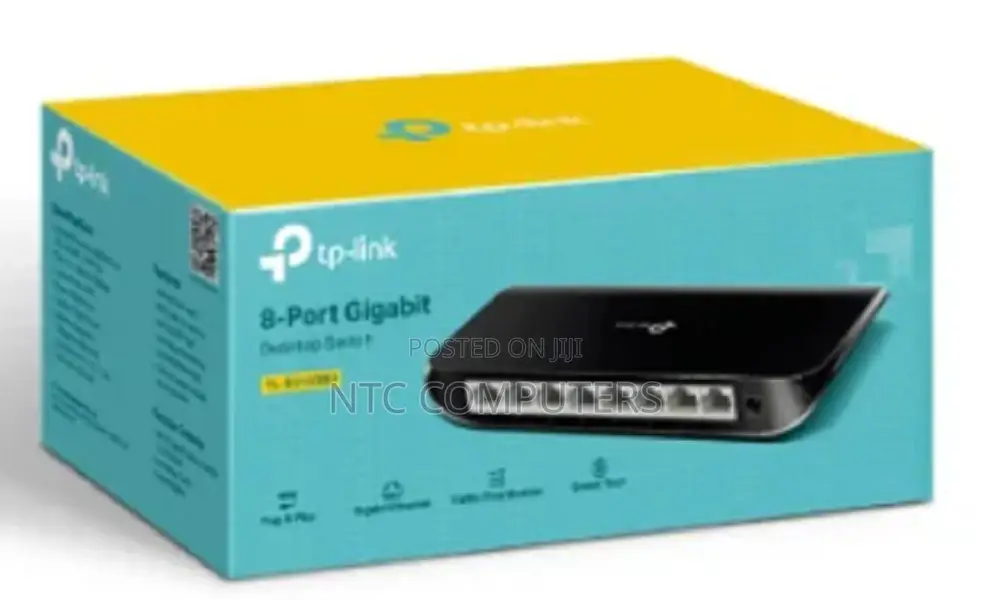Tp-Link 8-Portmbps Gigabit Desktop Switch Tl- Sg1008p