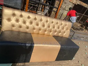 Gold Black Restaurants and Bar Couches