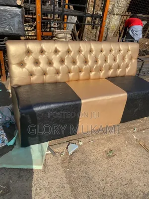 Gold Black Restaurants and Bar Couches