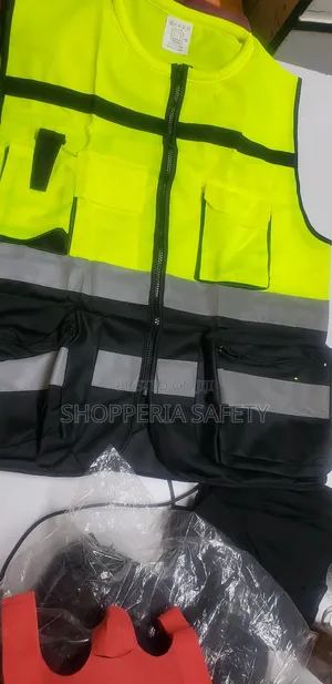 Multicoloured Reflector Vests Long Zip