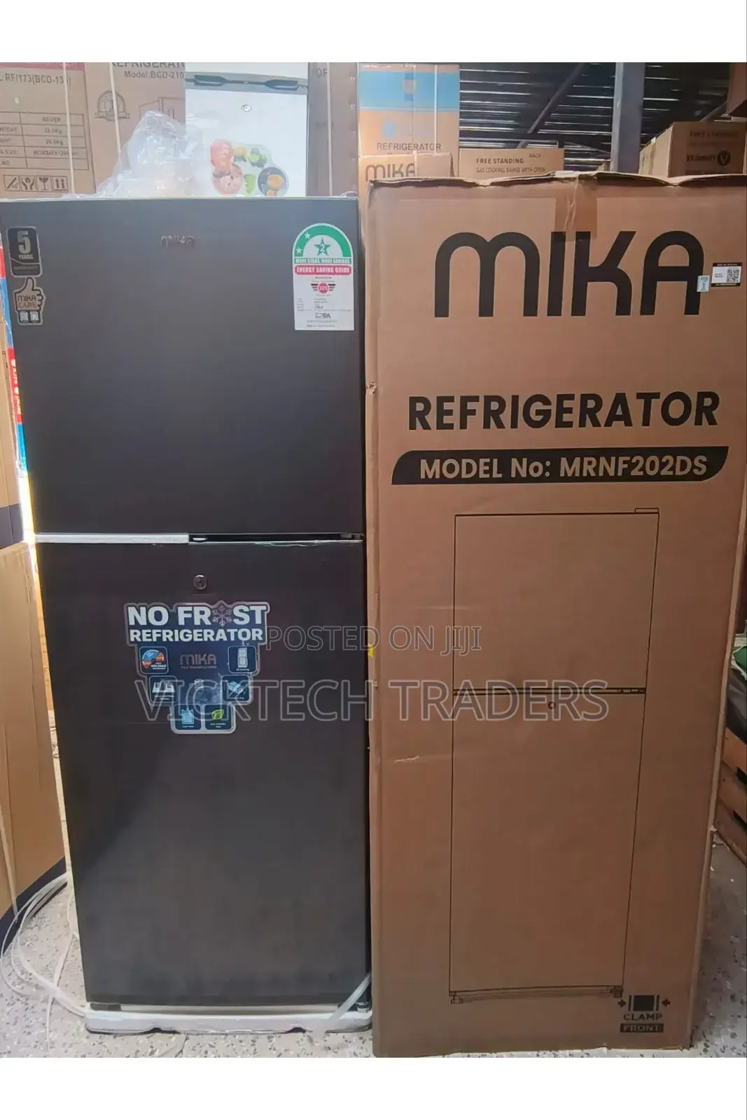 Fridge/Mika 202litres Double Door With NO FROST