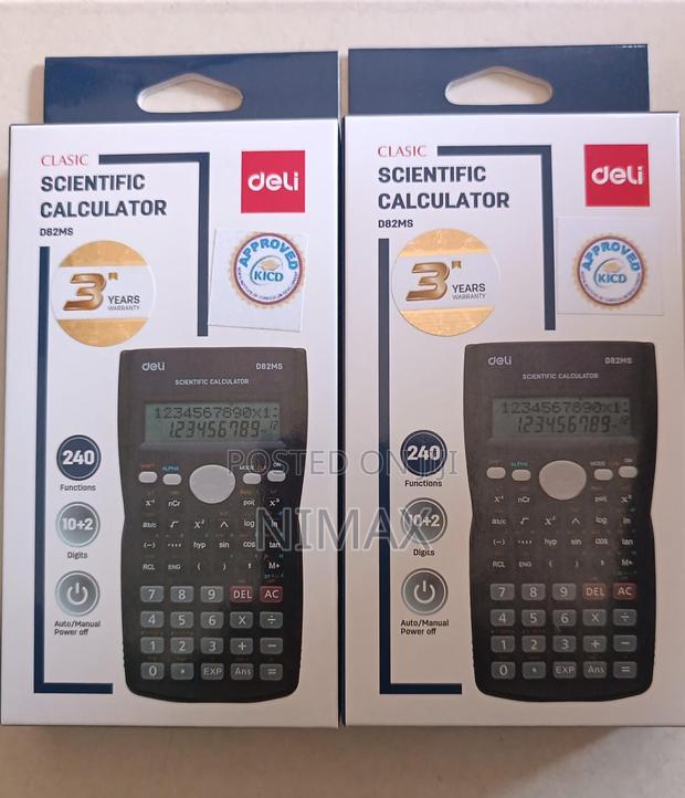 Deli 1710 Scientific Calculator, Black