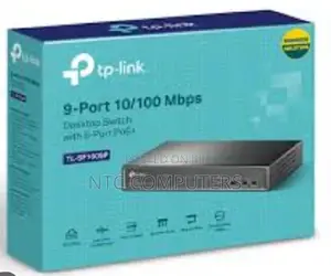 Tp-Link 9-Port 10/100mbps Desktop Switch With 8-Port Poe+ -Tl-Sf1009p