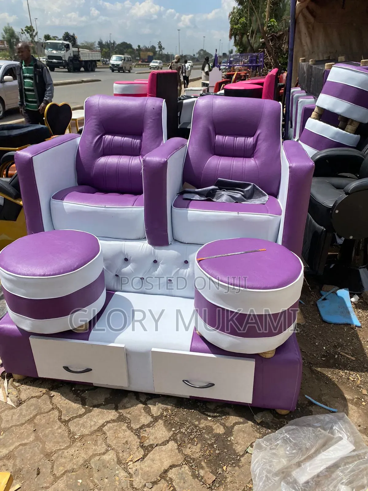 Executive Purple Pedicure Set