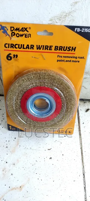 DMAX POWER 6" Circular Wire Brush (Model: FB-2150)