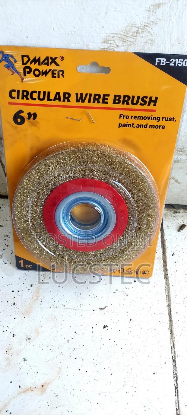 DMAX POWER 6" Circular Wire Brush (Model: FB-2150)